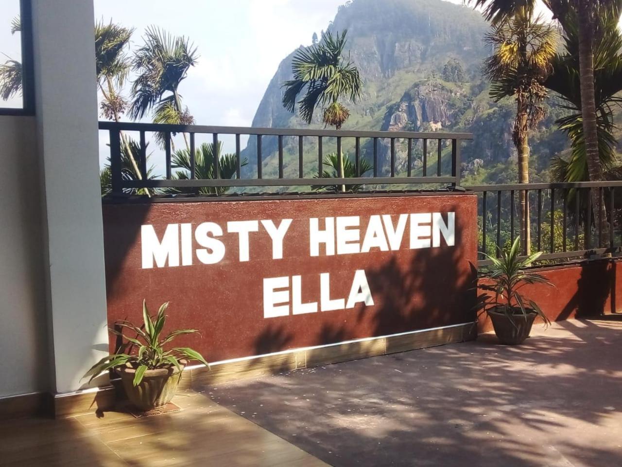 Bed and Breakfast Misty Heaven Ella Exterior foto